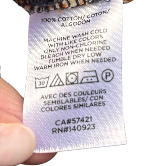 LOFT Foulard tie puffy sleeve boho cotton blouse Size XSP - Picture 8 of 8